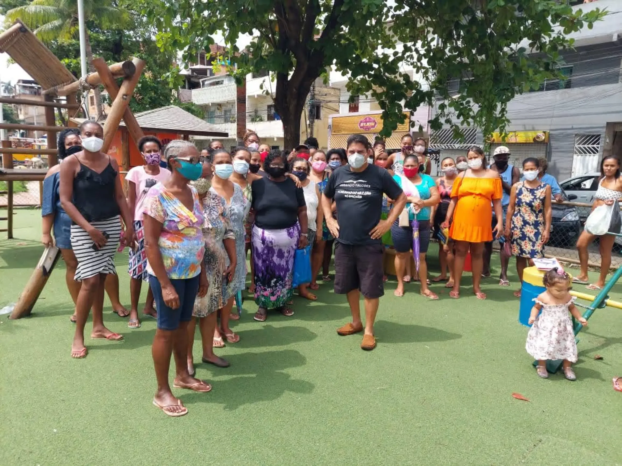 Reunião com as mulheres
