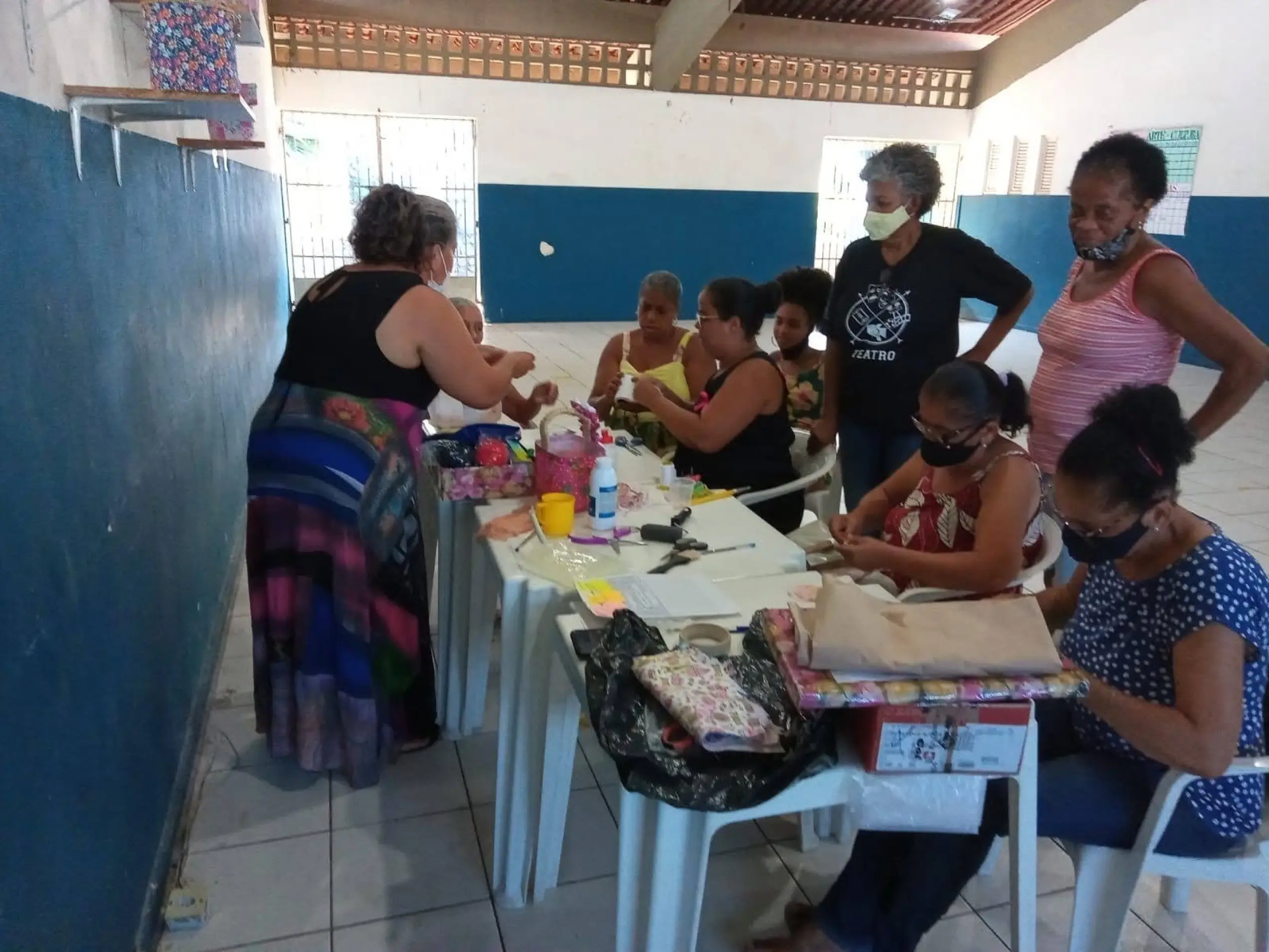 Reunião com as mulheres